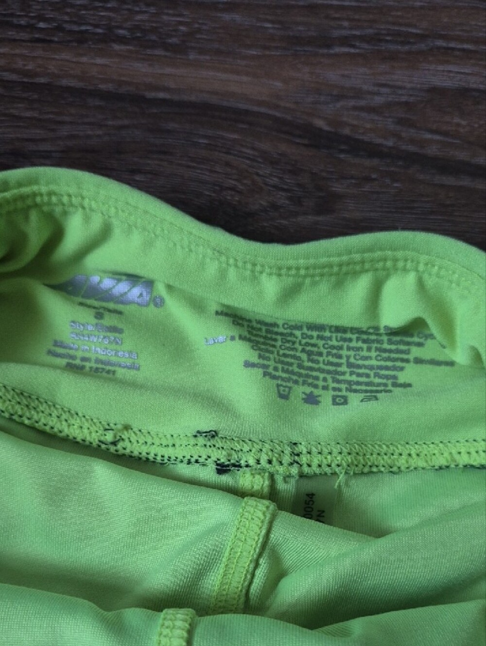 LOT OF 3 Women's Small Athletic Running Shorts All in Motion Avia Neon Lime Oran - Picture 7 of 8